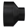 Charlotte Pipe 4 in. Hub X 2 in. D Hub ABS Coupling