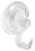 iDesign 2.8 in. H X 2 in. W X 2 in. L Clear Robe Hook