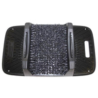 GrassWorx Clean Machine 10 in. W X 17.5 in. L Black/Gray Astroturf Boot/Shoe Scraper
