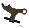 National Hardware Steel Oil Rubbed Bronze Black/White Hinge Pin Door Stop Mounts to door hinge