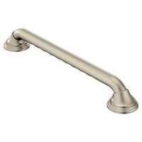 BRUSHED NICKEL 18" DESIGNER GRAB BAR