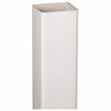 Amerimax 2 in. H x 2 in. W x 120 in. L White Vinyl Downspout (Pack of 6)