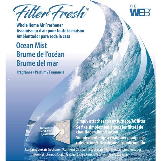 Web FilterFresh Ocean Mist Scent Air Freshener 0.8 oz. Gel
