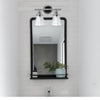 Globe Electric Parker Chrome 2 lights Incandescent Vanity Light Wall Mount