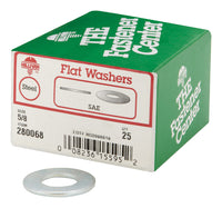 Hillman Zinc-Plated Steel 5/8 in. SAE Flat Washer 25 pk