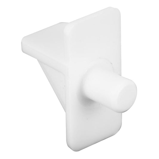 Prime-Line White Plastic Shelf Support Peg 1/4 inch Ga. 0.9 in. L 5 lb