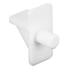 Prime-Line White Plastic Shelf Support Peg 1/4 inch Ga. 0.9 in. L 5 lb