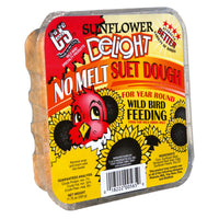 C&S Products Sunflower Delight Assorted Species Wild Bird Food Beef Suet 11.75 oz. (Pack of 12)