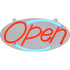 Hillman Plastic Indoor and Outdoor LED Lighted Open Sign