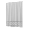 Sttelli Radiance 72 in. H X 72 in. W White Shower Curtain Polyester (Pack of 3)