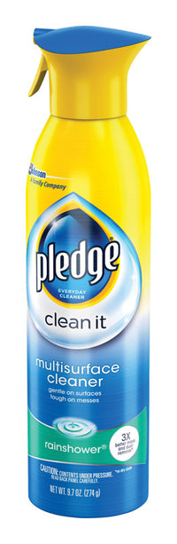Pledge 72416 9.7 Oz Rainshower Scent Multi Surface Spray Cleaner  (Pack Of 6)