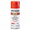 Rust-Oleum Stops Rust Satin Fire Red Enamel Spray Paint 12 oz (Pack of 6)
