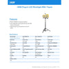 Feit Pro Series 14000 lm LED Corded Tripod Work Light