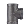 BK Products 1 in. FPT x 1 in. Dia. FPT Black Malleable Iron Tee (Pack of 5)
