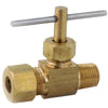 Anderson Metals 1/4 in. 1/8 in. Brass Needle Valve (Pack of 5)