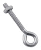National Hardware 3/16 in. x 2 in. L Zinc-Plated Steel Eyebolt Nut Included (Pack of 20)