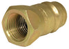 Universal Steel 1/2 in. D X 1/2 in. D Hydraulic Coupler 1 pk