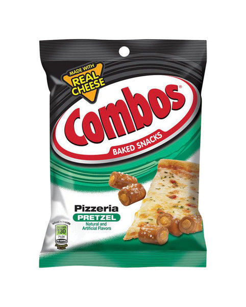 Combos de bocadillos horneados, pretzels rellenos de pizza, 6,3 oz., Pegged (paquete de 12)
