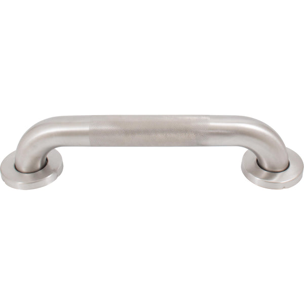 Barra de apoyo moleteada, 36 pulgadas, 1-1/2" de diámetro, 1-1/2" de distancia a la pared, tornillos ocultos, acero inoxidable satinado de Stone Harbor Hardware