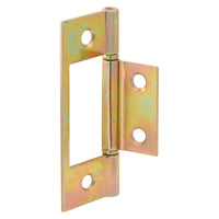 Prime-Line 3 in. L Brass-Plated Door Hinge 2 pk - Open Box