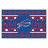 NFL - Buffalo Bills Holiday Sweater Rug - 19in. x 30in.