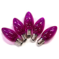 Holiday Bright Lights Incandescent C9 Purple 25 ct Replacement Christmas Light Bulbs 0.08 ft. - Deal of The Week