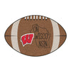 University of Wisconsin Southern Style Football Rug - 20.5in. x 32.5in.
