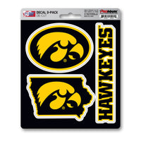 University of Iowa 3 Piece Decal Sticker Set