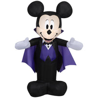 Disney 4 ft. Prelit Mickey as Vampire Inflatable