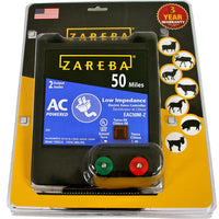 Zareba Ac Li Energizer Fence Charger 115 V 2 Joule 50 Mile Poly