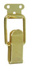 National Hardware Brass-Plated Steel Drawer Catch 0.99 inch in. 2.46 in. 2 pk