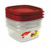 Rubbermaid White Food Storage Container Set 3 pk