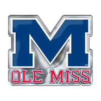 University of Mississippi (Ole Miss) Heavy Duty Aluminum Color Emblem