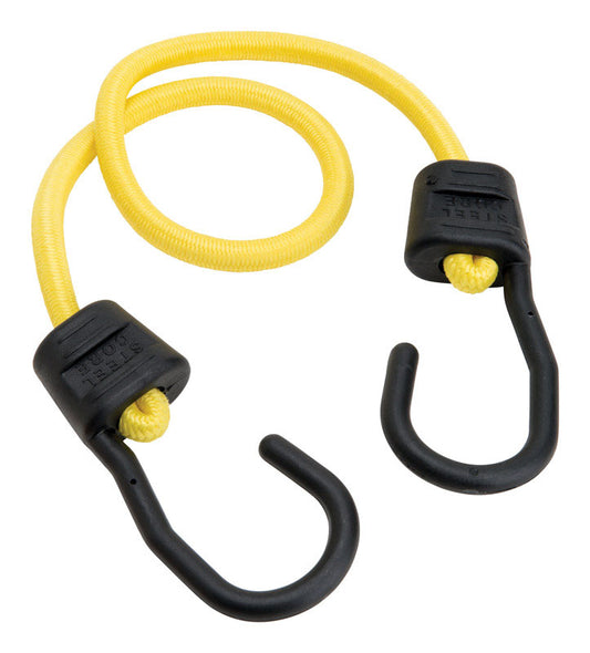 Keeper Ultra Yellow Bungee Cord 24 in. L x 0.374 in. 1 pk (Pack of 10)