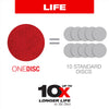 Diablo SandNet 5 in. Aluminum Oxide Hook and Lock Sanding Disc 400 Grit Super Fine 10 pk
