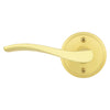 Kwikset Sedona Transitional Satin Brass Half-Dummy Lever Left Handed