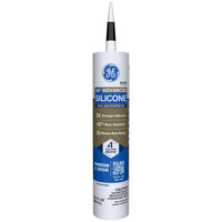 GE Silicone 2 Black Silicone 2 Window and Door Silicone 10.1 oz. (Pack of 12)