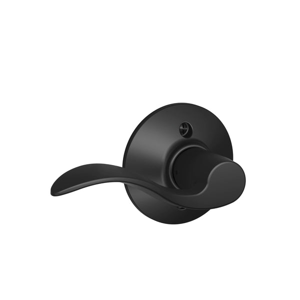 Palanca simulada Schlage Accent negra mate, para mano derecha - Oferta de la semana