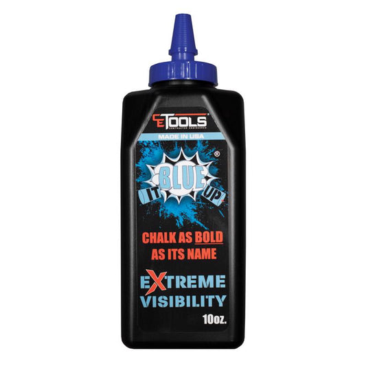 CE Tools 10 oz. Semi-Permanent Extreme Visibility Chalk Powder Blue It Up 1 pk