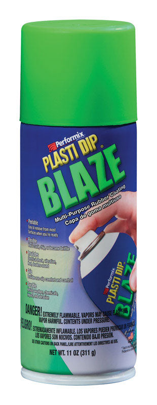 Plasti Dip Flat/Matte Blaze Green Multi-Purpose Rubber Coating 11 oz oz