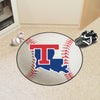 Louisiana Tech University Baseball Rug - 27in. Diameter