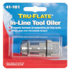 Tru-Flate Steel Air Coupler 1/4 in. Female X 1/4 in. Male 1 pc