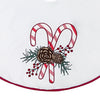 Celebrations Home White Candy Cane Tree Skirt (Pack of 4)