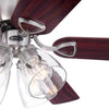Westinghouse Contempra IV 52 in. Brushed Nickel Brown LED Indoor Ceiling Fan