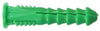 Hillman 1/4 in. D X 1-1/2 in. L Plastic Round Head Ribbed Anchor 50 pk