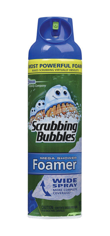 Scrubbing Bubbles Mega Shower Foamer No Scent Bathroom Cleaner 20 oz. Foam (Pack of 8)