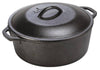 Lodge Cast Iron Dutch Oven 10 in. 5 qt Black