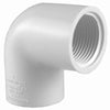 Charlotte Pipe Schedule 40 1/2 in. FPT x 1/2 in. Dia. FPT PVC Elbow (Pack of 25)