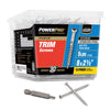 HILLMAN Power Pro No. 8 in. X 2-1/2 in. L Stainless Steel Star Trim Head Premium Deck Screws 5 lb 58