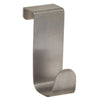 iDesign Forma 3-1/4 in. L Brushed Nickel Silver Stainless Steel Small Over the Cabinet Hook 1 pk